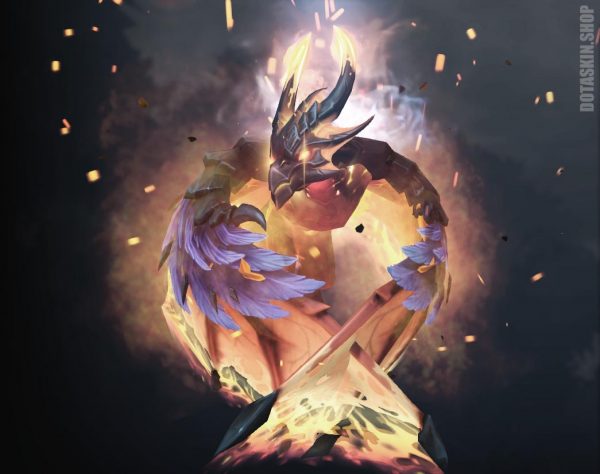 Crimson Dawn Phoenix Dota 2